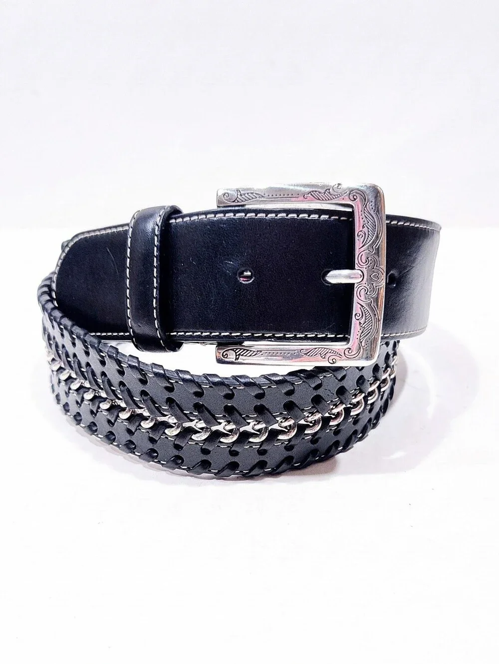 Brighton black leather